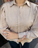 Bluse Elena Twill Beige