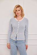Cashmere Janker Jacky-Light Blue