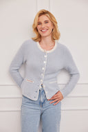 Cashmere Janker Jacky-Light Blue