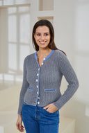 Cashmere Janker Jade Anthrazit