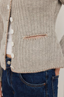 Cashmere Janker Jade-Light Gray-Taupe-Rosé