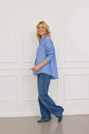 Bluse Laax Stripes Blau