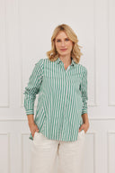 Bluse Laax Stripes Grün