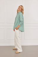 Bluse Laax Stripes Grün