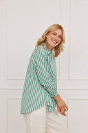 Bluse Laax Stripes Grün