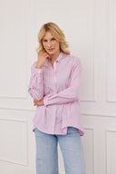 Bluse Laax Stripes Pink