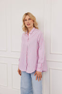 Bluse Laax Stripes Pink