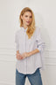 Bluse Laax Stripes Blau-Beige