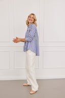 Bluse Laax Stripes Navy