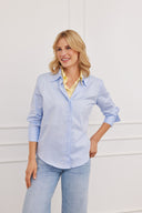 Bluse Luna Blau