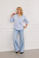 Bluse Luna Blau