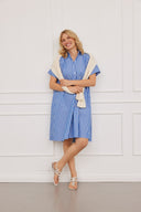 Kleid Malin Stripes Blau
