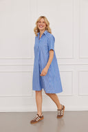 Kleid Malin Stripes Blau