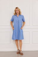 Kleid Malin Stripes Blau