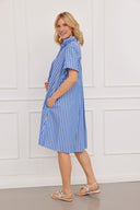 Kleid Malin Stripes Blau