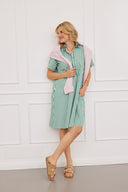 Kleid Malin Stripes Grün