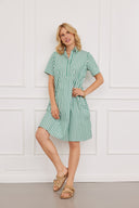 Kleid Malin Stripes Grün