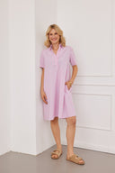 Kleid Malin Stripes Pink