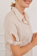 Bluse Marie Vichy Beige