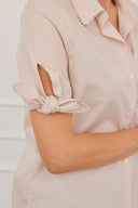 Bluse Marie Vichy Beige