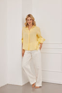 Bluse Mila Linen Gelb