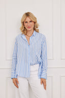 Bluse Mila Stripes Blau