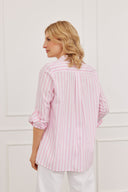 Bluse Mila Stripes Rosa