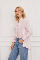 Bluse Mila Linen Rosa