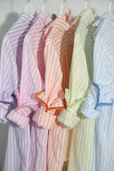 Bluse Mila Linen Stripes  Lila