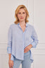 Blouse Mila Linen-Light Blue