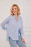 Blouse Mila Linen-Light Blue
