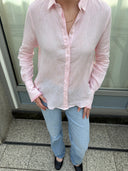 Blouse Mila Linen-Pink