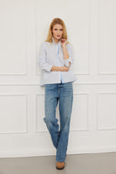 Bluse Noa Sparkle Hellblau
