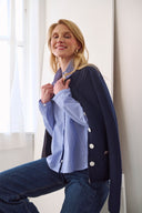 Bluse Noa Stripes Blau