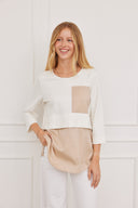 Bluse Nova Weiß
