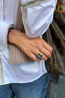 Ring Naya - Blue Quartz