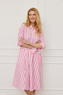 Kleid Riad Stripes Pink