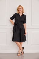 Kleid Riad Uni Schwarz