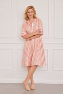 Kleid Riad Stripes Orange