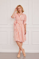Kleid Riad Stripes Orange