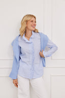 Bluse Singaraja Stripes Blau