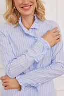 Bluse Singaraja Stripes Blau