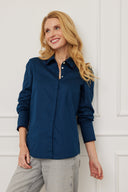 Bluse Sunkissed Stripes Navy