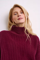 Cashmere Rollkragen Tara Bordeaux