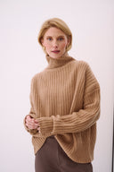 Cashmere Rollkragen Tara Cognac