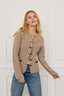 Cashmere Jacke Tony-Taupe Bordeaux