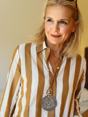 Fire Palms blouse