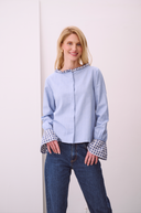 Bluse Malika Flanell Navy