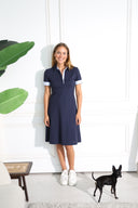 polo dress Sina-Navy