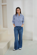 Blouse Tammy Stripe-Navy